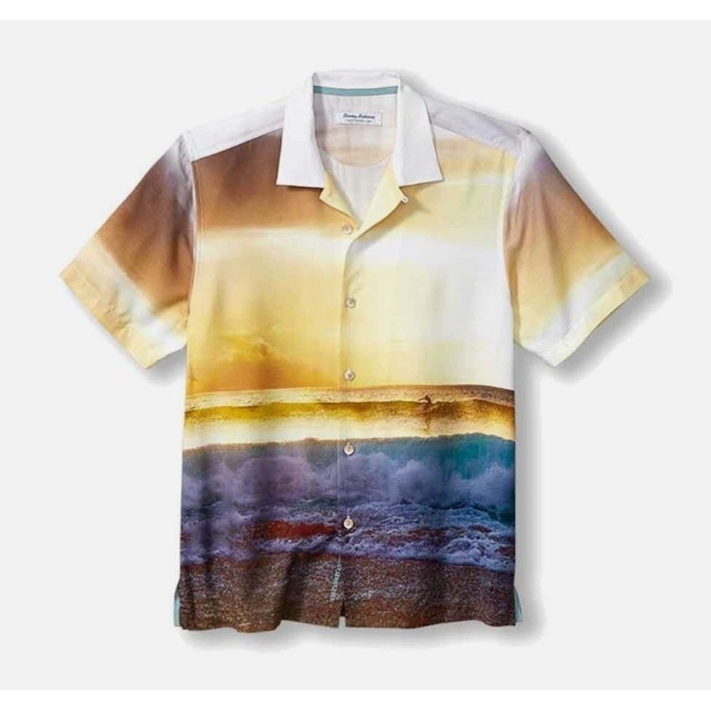 Tommy Bahama Mens Size XXL Artist Series Veracruz Cay Sunset Break Shirt NWT